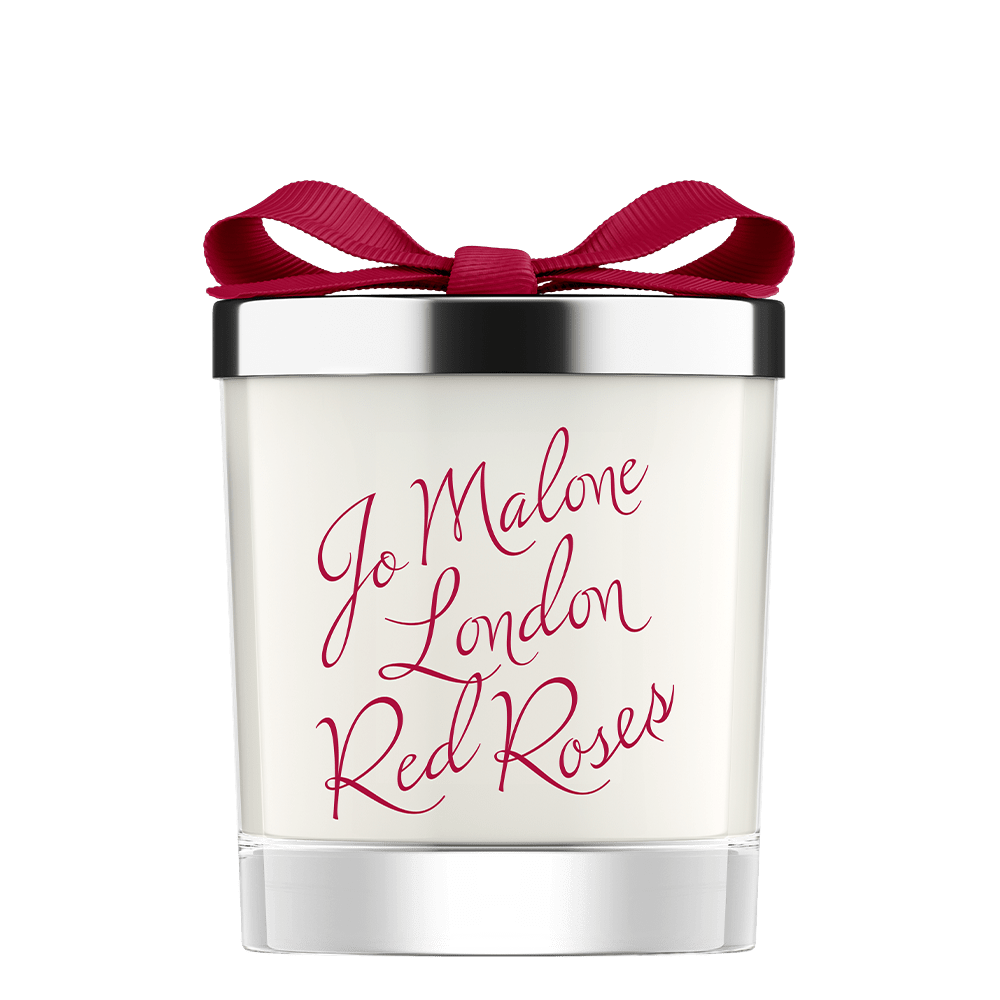 Red Roses Home Candle